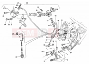 DUCATI 1993 Supersport 600 SS REAR BRAKE SYSTEM » BRAKING SYSTEM