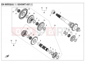 TRANSMISSION SYSTEM(1) - E06-1 - CFMOTO CFORCE 850 (CF800AU-2A) 2017