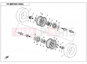 FRONT WHEEL - F07 - CFMOTO CFORCE 820 (CF800AU-2B) 2018