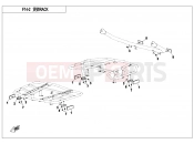 RACK(RECTANGLEï¼REFLECTOR) - F14-2 - CFMOTO CFORCE 820 (CF800AU-2B) 2018