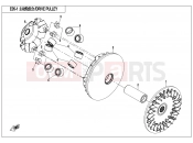 DRIVE PULLEY ASSY. - E05-1 - CFMOTO CFORCE 820 (CF800AU-2B) 2018