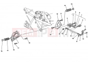 DUCATI 1993 Superbike 888 SP5 FOOTREST » FRAME