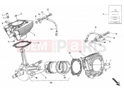 DUCATI 1993 Monster 900 CYLINDER - PISTON » ENGINE CASE