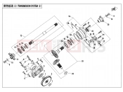 CFMOTO 2019 UTV UFORCE 1000 (CF1000UTR-3) TRANSMISSION SYSTEM(2) - E06-2-V2