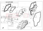 CFMOTO UFORCE 1000 (CF1000UTR-3) LEFT DOORS - F37-1-A-V2
