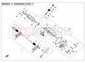 CFMOTO UFORCE 1000 (CF1000UTR-3) TRANSMISSION SYSTEM(3) - E06-3-V4