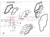 CFMOTO 2019 UTV UFORCE 1000 (CF1000UU) LEFT DOORS - F37-1-A-V2