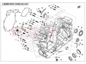 CFMOTO 2019 UTV UFORCE 1000 (CF1000UU) RIGHT CRANKCASE ASSY. - E01-2-A-V1