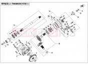 CFMOTO 2019 UTV UFORCE 1000 (CF1000UU) TRANSMISSION SYSTEM(2) - E06-2-V3