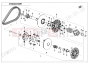 CFMOTO 2020 UTV UFORCE 1000 (CF1000UU) CVT ASSY(FOR DOWNHILL BRAKING) - E05-B