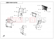 CFMOTO UFORCE U6 EV (CF200DUU) REAR PLASTICS - F04-5