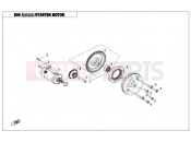 STATER MOTOR - CFMOTO UFORCE 550 (CF500UTR-2) 2017