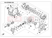 REAR AXLE(Automatic Mechanical differential lock) - CFMOTO UFORCE 550 (CF500UTR-2) 2017