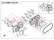 CVT CASE ASSY. - E01-3 - CFMOTO UFORCE 550 (CF500UTR-2) 2017