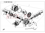 CFMOTO UFORCE 550 (CF500UTR-2) FRONT AXLE - F31-V1