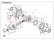 CFMOTO UFORCE 550 (CF500UU) REAR AXLE - F33