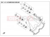 CFMOTO UFORCE 550 (CF500UU) CYLINDER HEAD COVER ASSY - E02-1