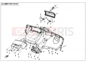 CFMOTO 2017 UTV UFORCE 550 (CF500UU) FRONT PLASTICS - F04-2