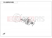 CFMOTO 2017 UTV UFORCE 550 (CF500UU) FRONT WHEEL(2017 VERSION) - F07-A