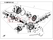 CFMOTO 2017 UTV UFORCE 550 (CF500UU) FRONT AXLE - F31