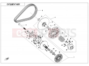 CFMOTO 2017 UTV UFORCE 550 (CF500UU) CVT ASSY(AUSTRALIA) - E05-B