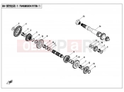 CFMOTO 2017 UTV UFORCE 550 (CF500UU) TRANSMISSION SYSTEMï¼1ï¼ - E06-1