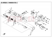CFMOTO 2017 UTV UFORCE 550 (CF500UU) TRANSMISSION SYSTEMï¼3ï¼ - E06-3
