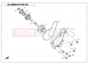 CFMOTO 2017 UTV UFORCE 550 (CF500UU) WATER PUMP ASSY - E08