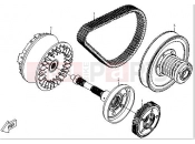 CFMOTO 2011 UTV UFORCE 600 (CF600-5) CLUTCH @^ CVT - E14