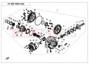 CFMOTO 2013 UTV UFORCE 800 (CF800-3) FRONT AXLE - F31