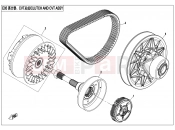 CFMOTO 2013 UTV UFORCE 800 (CF800-3) CLUTCH AND CVT ASSY - E05