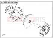 CFMOTO 2013 UTV UFORCE 800 (CF800-3) DRIVE PULLEY(FRONT) - E05-1