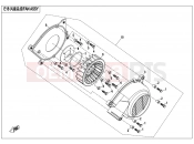 CFMOTO 2013 UTV UFORCE 800 (CF800-3) FAN ASSY - E18