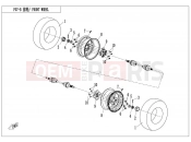 CFMOTO 2015 UTV UFORCE 800 (CF800-3) FRONT WHEEL