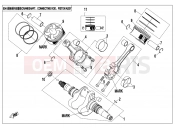 CFMOTO 2015 UTV UFORCE 800 (CF800-3) CRANKSHAFT@^CONNECTING GOD@^ PISTON ASSY - E04