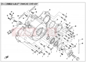CFMOTO 2016 UTV UFORCE 800 (CF800-3) LEFT CRANKCASE COVER ASSY - E01-4