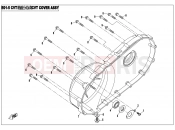 CFMOTO 2016 UTV UFORCE 800 (CF800-3) CVT COVER ASSY - E01-5