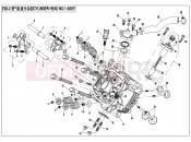 CFMOTO 2016 UTV UFORCE 800 (CF800-3) CYLINDER HEAD NO.1 ASSY. - E02-2