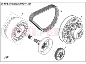 CFMOTO 2016 UTV UFORCE 800 (CF800-3) CLUTCH AND CVT ASSY - E05