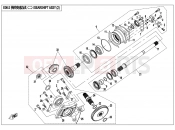 CFMOTO 2016 UTV UFORCE 800 (CF800-3) GEARSHIFT ASSY (2) - E06-2