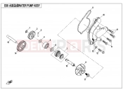 CFMOTO 2016 UTV UFORCE 800 (CF800-3) WATER PUMP ASSY. - E08