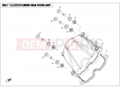 CFMOTO UFORCE 800 (CF800-3) CYLINDER HEAD COVER ASSY. - E02-1