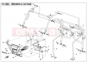 CFMOTO 2017 UTV UFORCE 800 (CF800UTR-2) BUMPER @^ CAB FRAME - F23