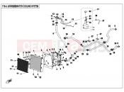 CFMOTO UFORCE 800 (CF800UTR-2) WATER COOLING SYSTEM - F18-1