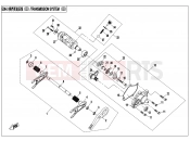 CFMOTO UFORCE 800 (CF800UTR-2) TRANSMISSION SYSTEM(3) - E06-3-V1