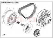 CFMOTO UFORCE 800 (CF800UTR-2) CLUTCH @^ CVT ASSY. - E05