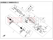 CFMOTO UFORCE 800 (CF800UTR-2) TRANSMISSION SYSTEM(3) - E06-3-V2