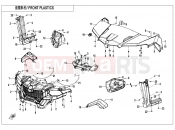 FRONT PLASTICS - F04-1 - CFMOTO UFORCE 800 (CF800UTR-4) 2026