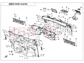 FRONT PLASTICS - F04-2-V2 - CFMOTO UFORCE 800 (CF800UTR-4) 2026