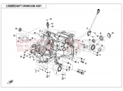 LEFT CRANKCASE ASSY - E01-1 - CFMOTO UFORCE 800 (CF800UTR-4) 2026